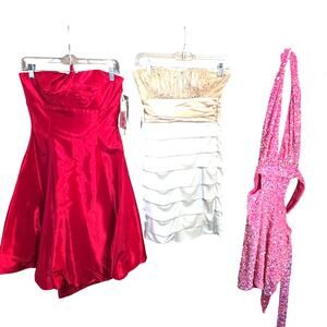 Women's Small 4 6 Formal Dresses Cocktail Party Prom Wholesale lot of 3 S